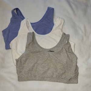 Three sports bras